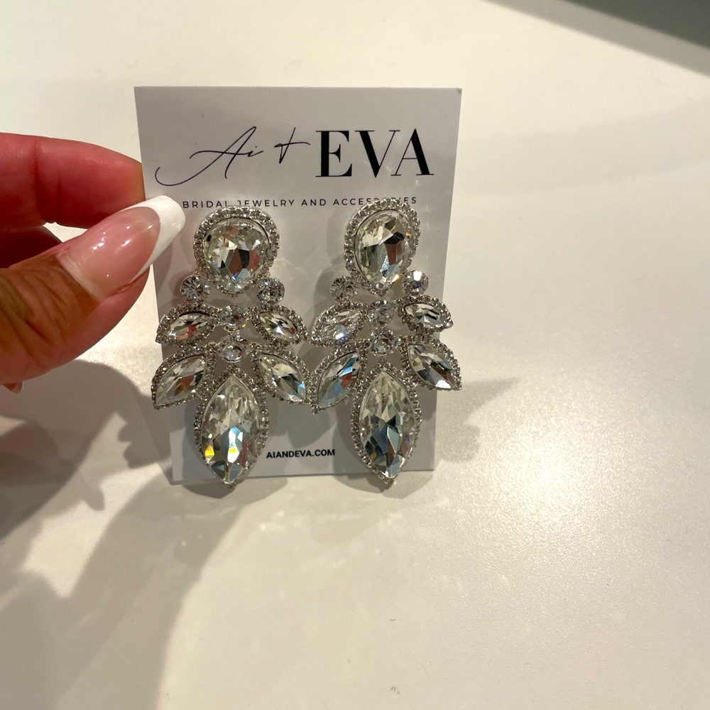 Beautiful jeweled earrings